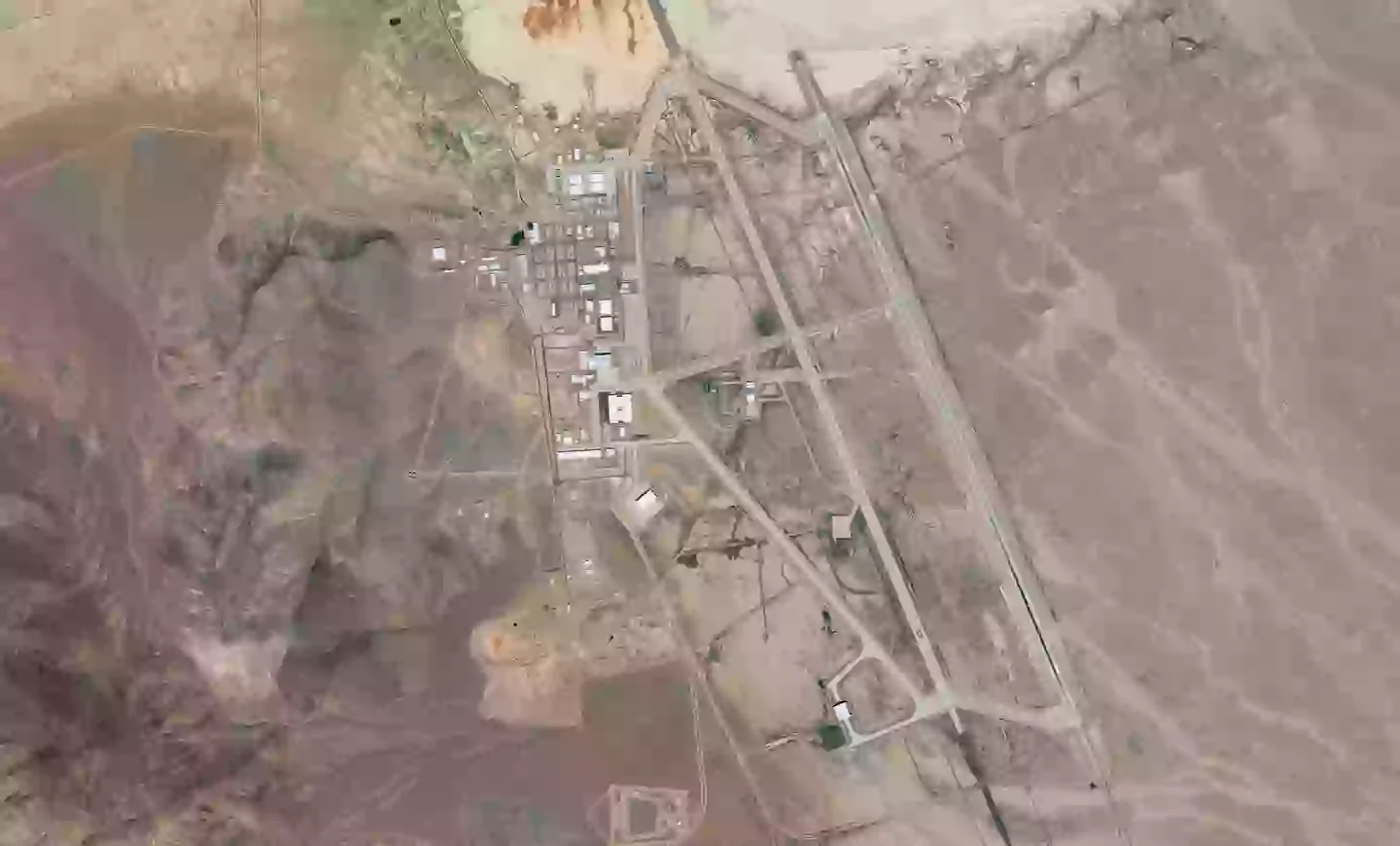 Area 51 is historically pretty secretive about what happens at the military base (Getty/Satellite image (c) 2023 Maxar Technologies)