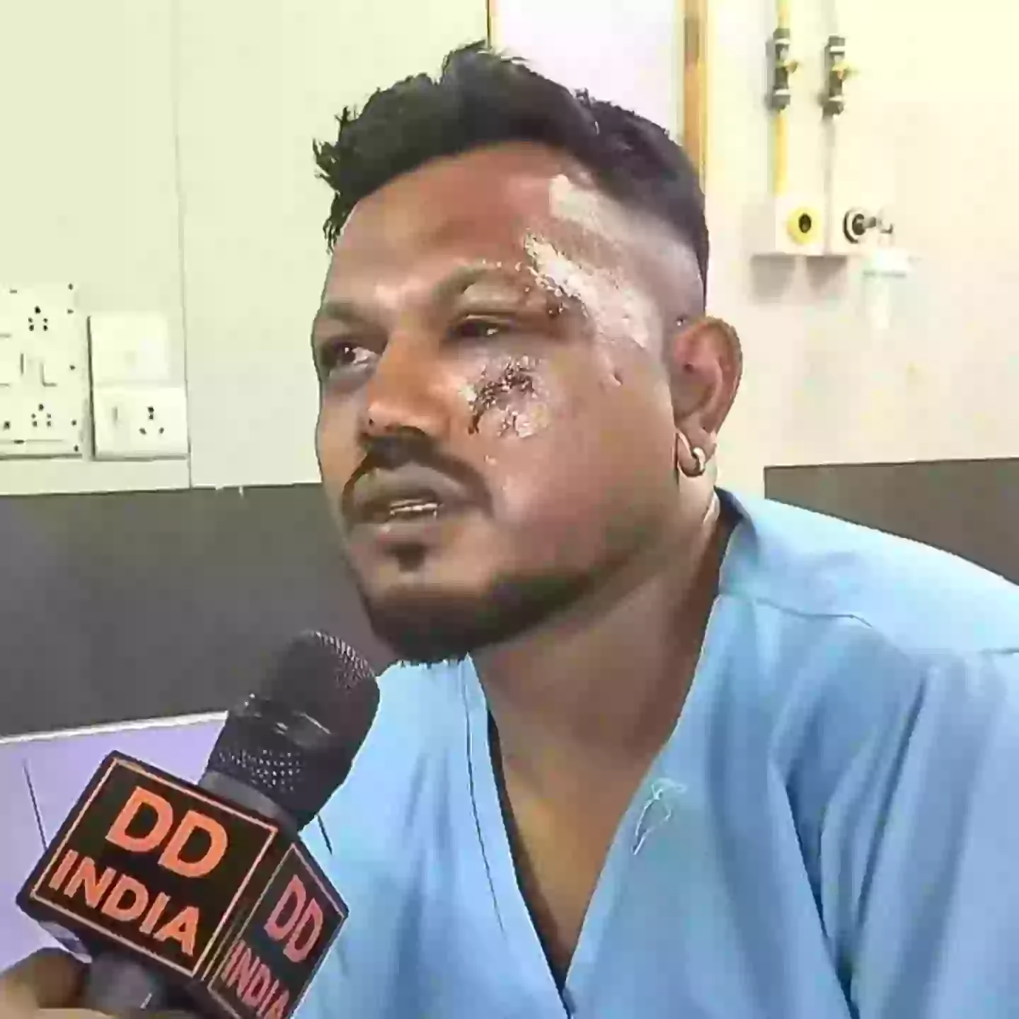 Vishwash Kumar Ramesh's wife Hiral said she didn't know when her husband would return to the UK (DD India)