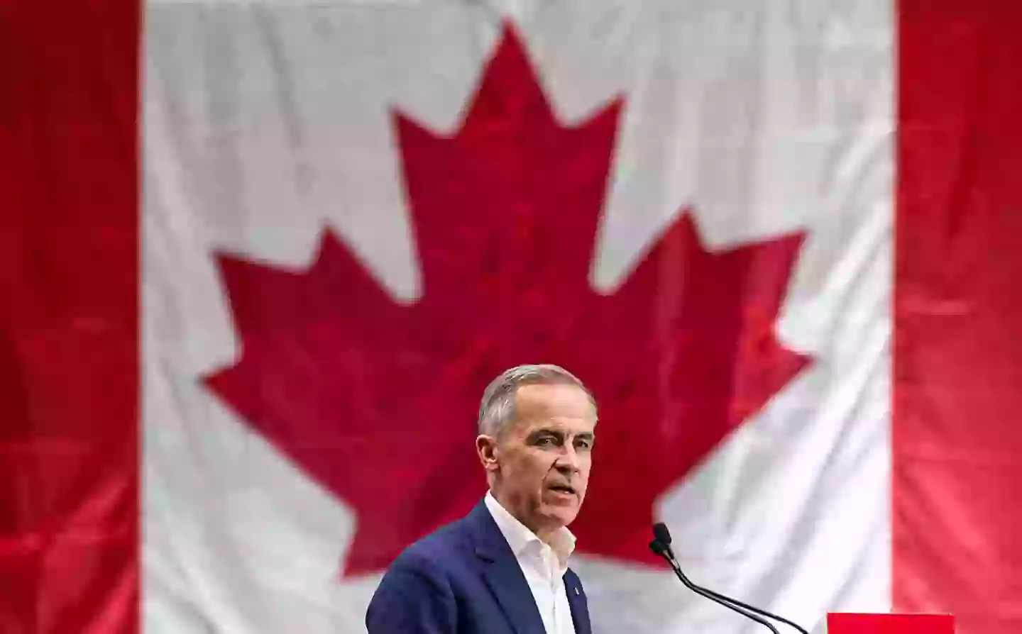 Canadian Prime Minister Mark Carney is also pushing back on Trump's tariffs (Rich Lam/Getty Images)