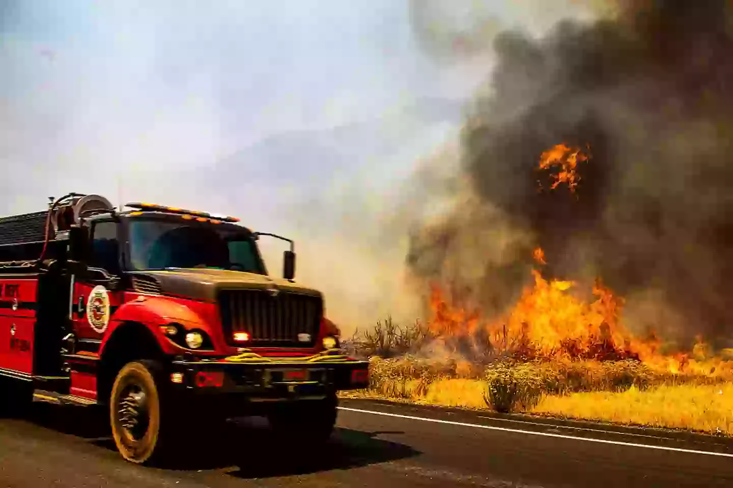 Gifford Fire is currently burning through Southern California, and is the largest of the year so far (BENJAMIN HANSON/Middle East Images/AFP via Getty Images)