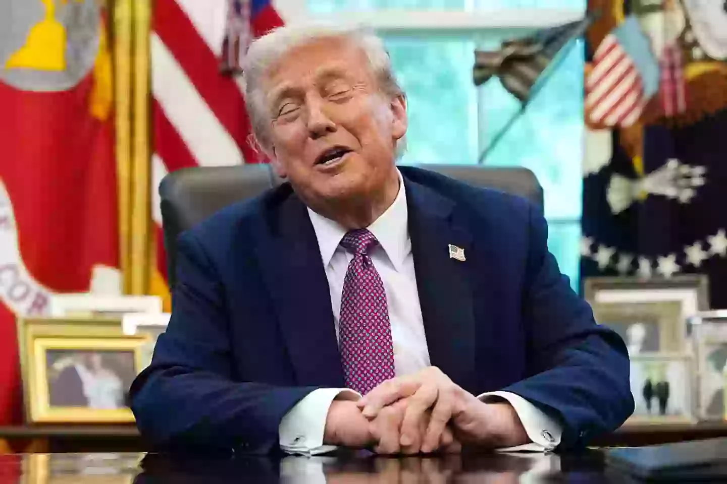 The President said he hopes he can 'save people' by stopping the Ukraine-Russia war (Kevin Dietsch/Getty Images)