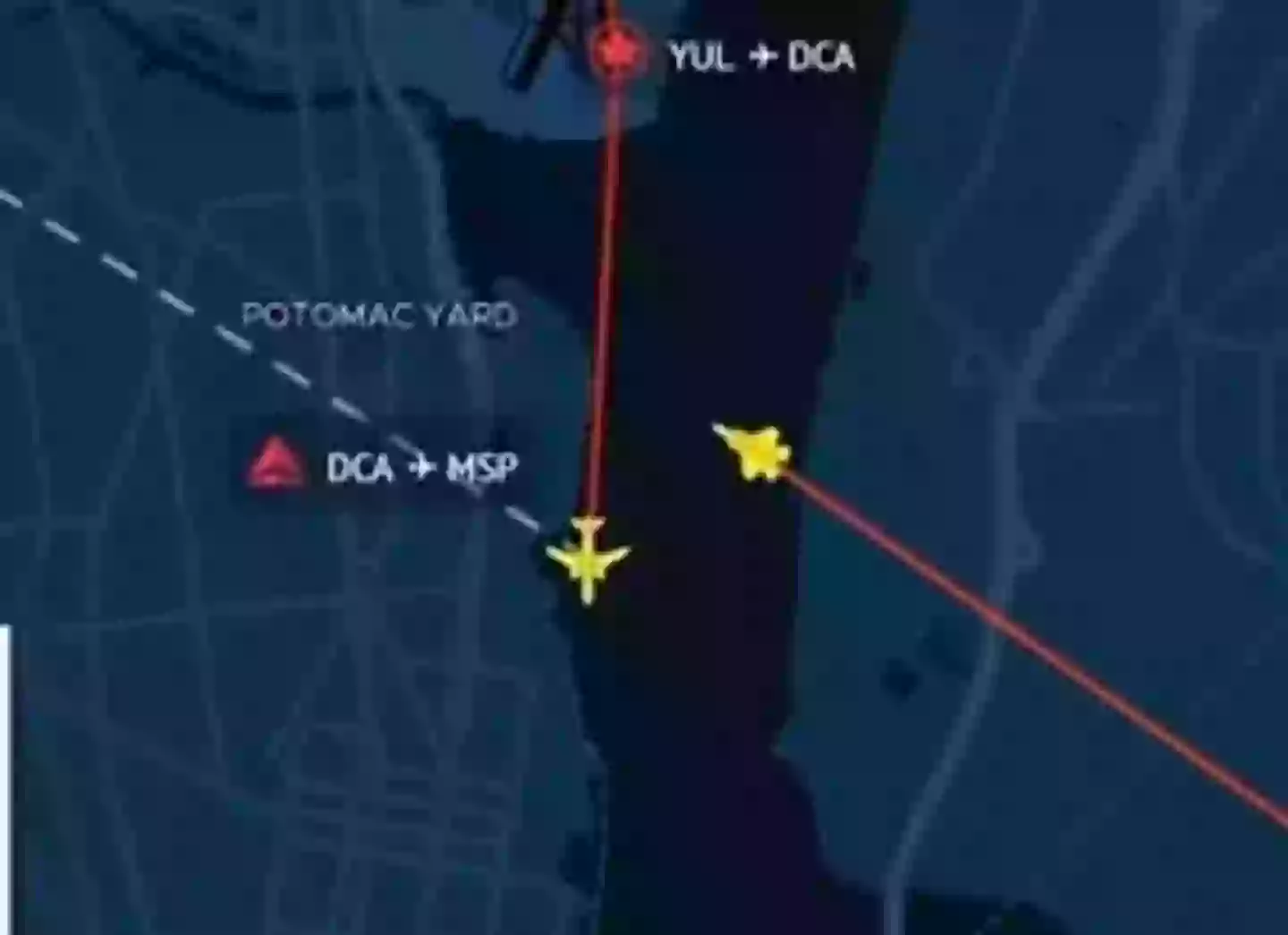 The commercial Delta plane was just 500ft away from colliding with a military jet (Air Nav Radar)