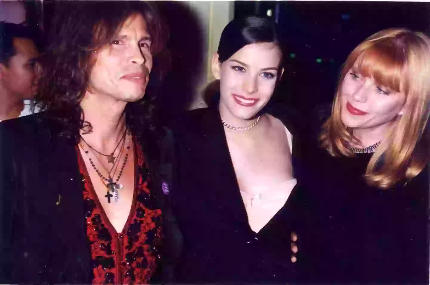 Liv Tyler with biological parents Bebe Buell and Steven Tyler (Jeff Kravitz/FilmMagic, Inc/ Getty Images)