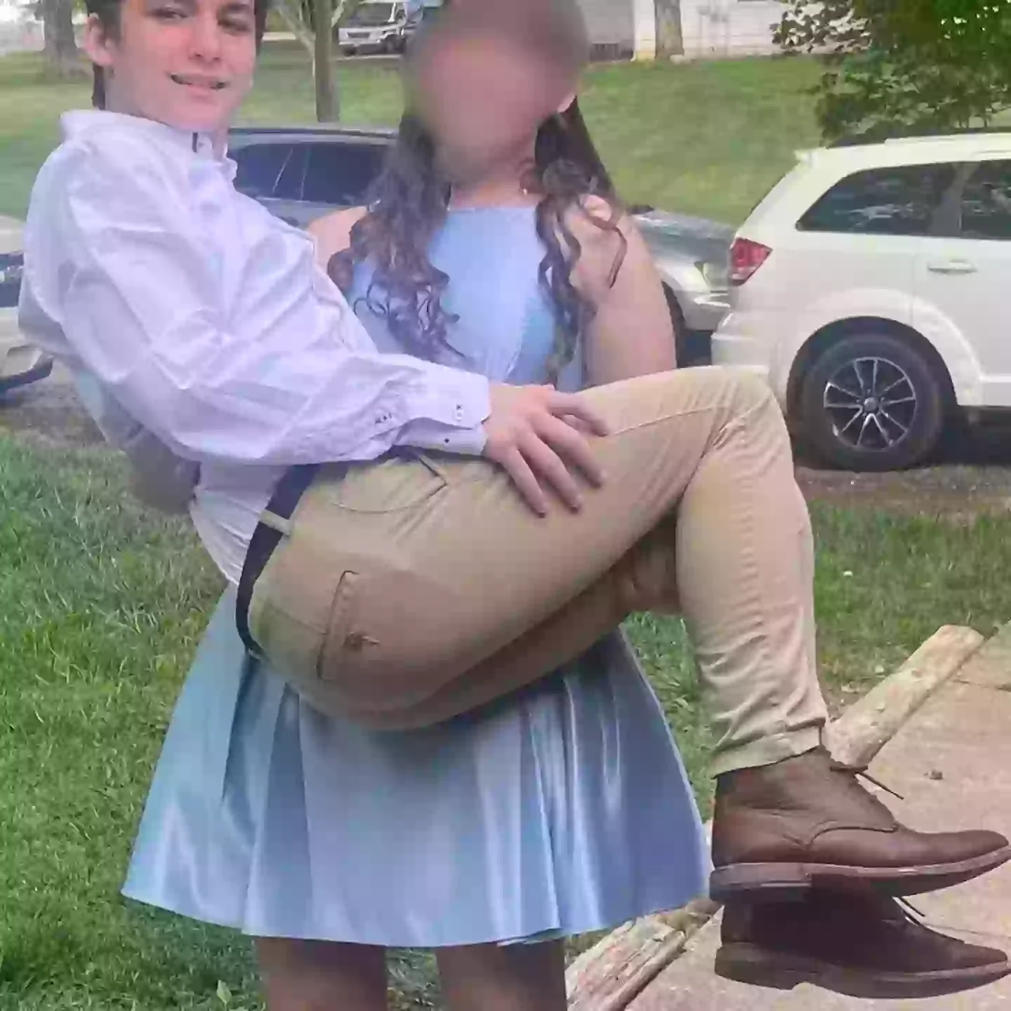 Eli pictured with his twin sister (GoFundMe)