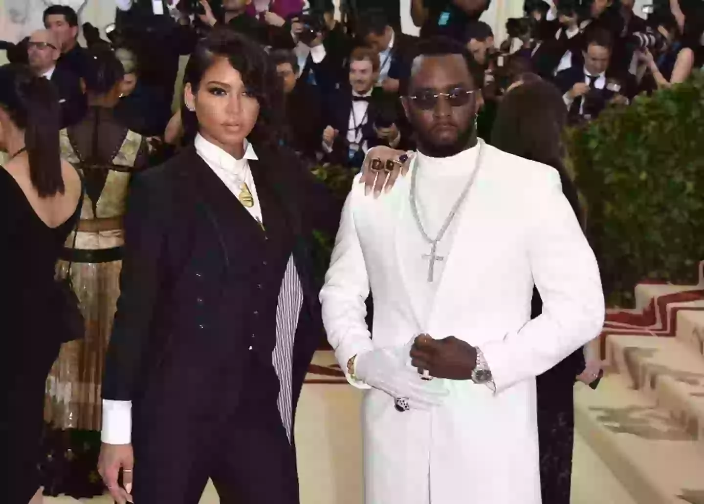 The footage appears to show Combs assaulting Cassie in a hotel (John Shearer/Getty Images for The Hollywood Reporter)
