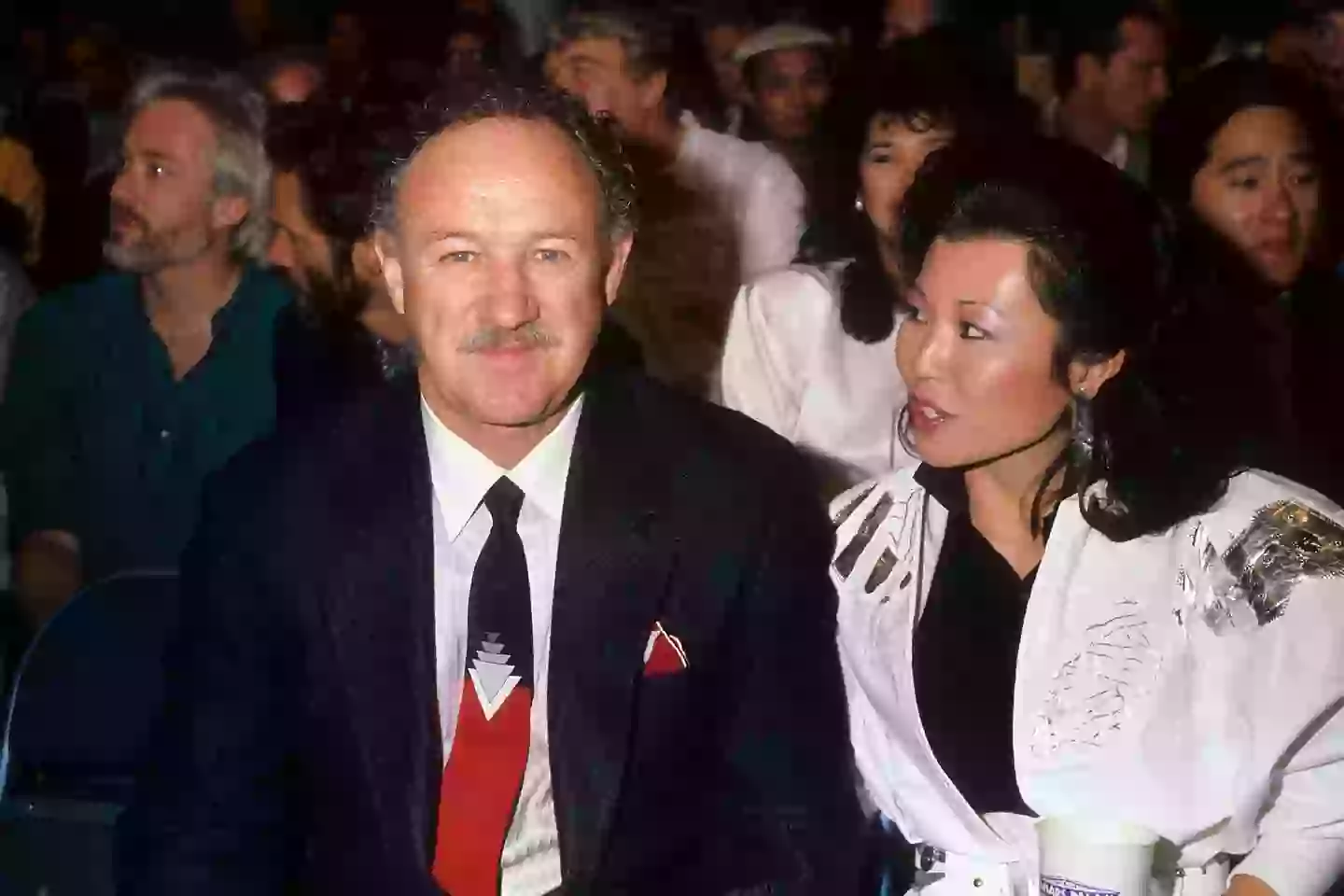 Gene Hackman and Betsy Arakawa pictured in 1984 (Donaldson Collection/Michael Ochs Archives/Getty Images)