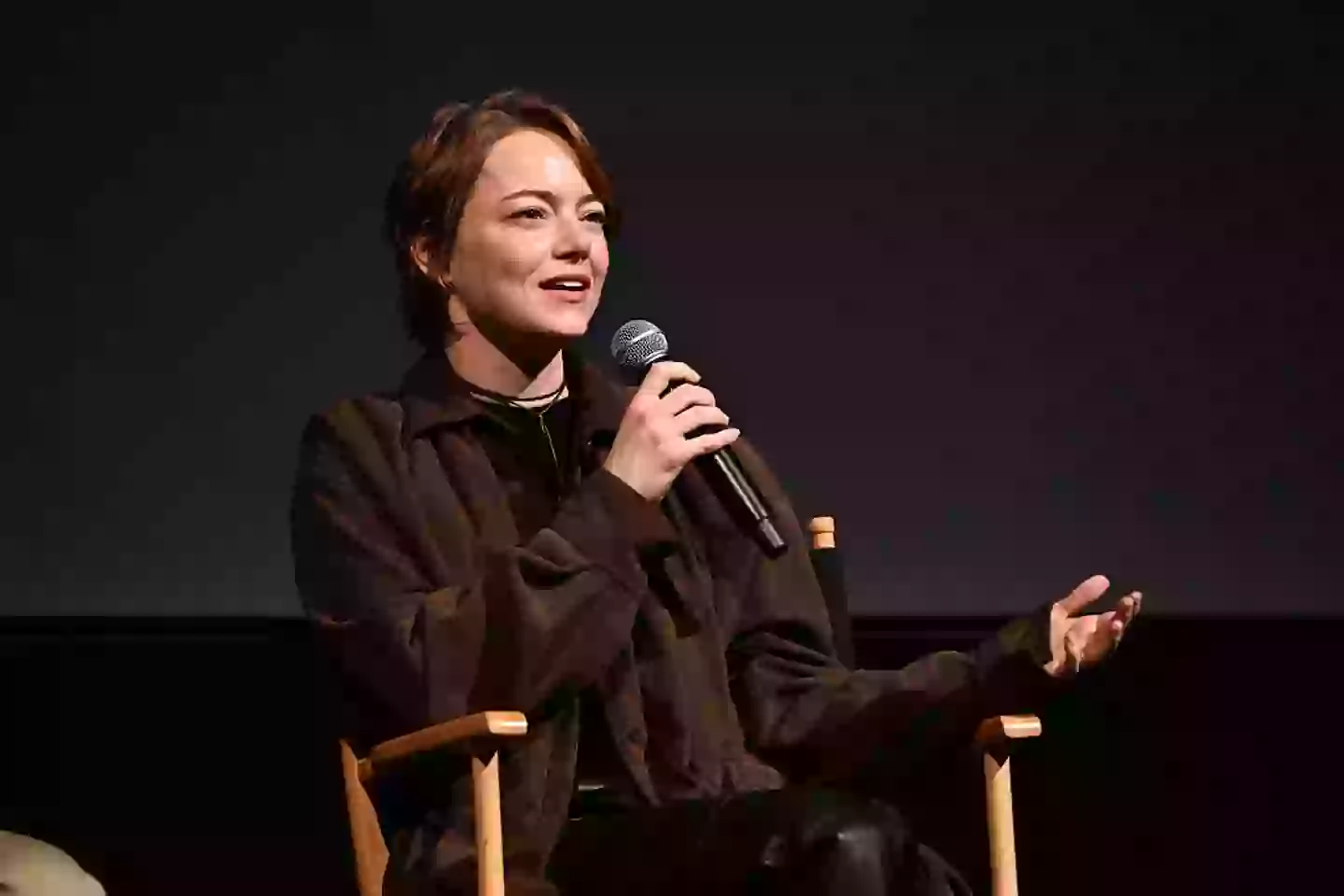 Emma made the comments at Telluride Film Festival (Vivien Killilea/Getty Images)