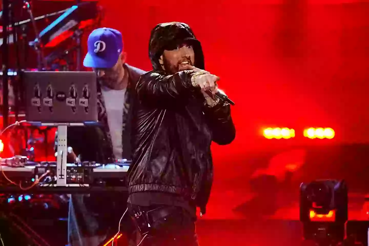 Eminem seems to keep things pretty unserious over text (Jeff Kravitz/FilmMagic)