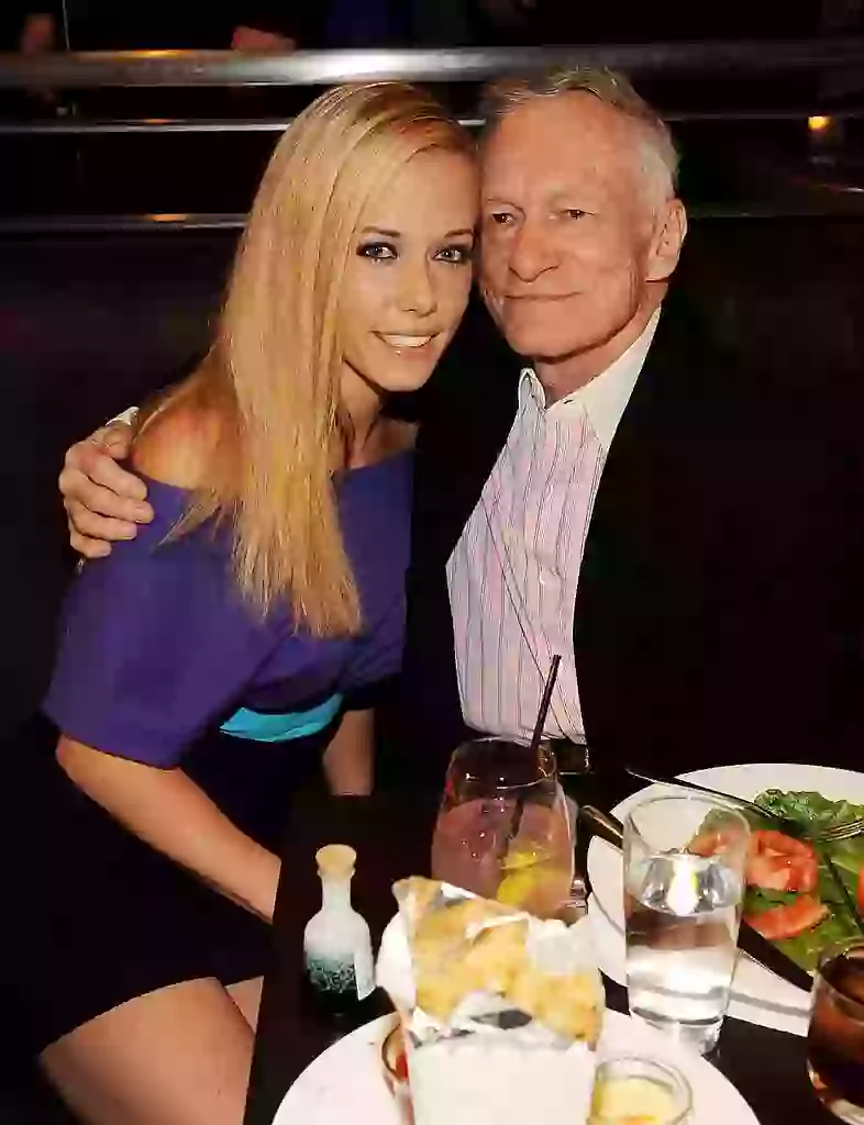 Kendra Wilkinson and Hefner (Denise Truscello/WireImage)