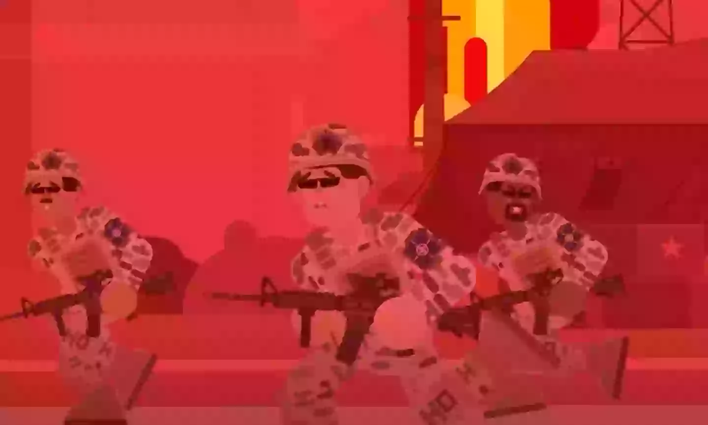 There would be quite a few targets if the US was under attack (Inforgraphics Show/YouTube)