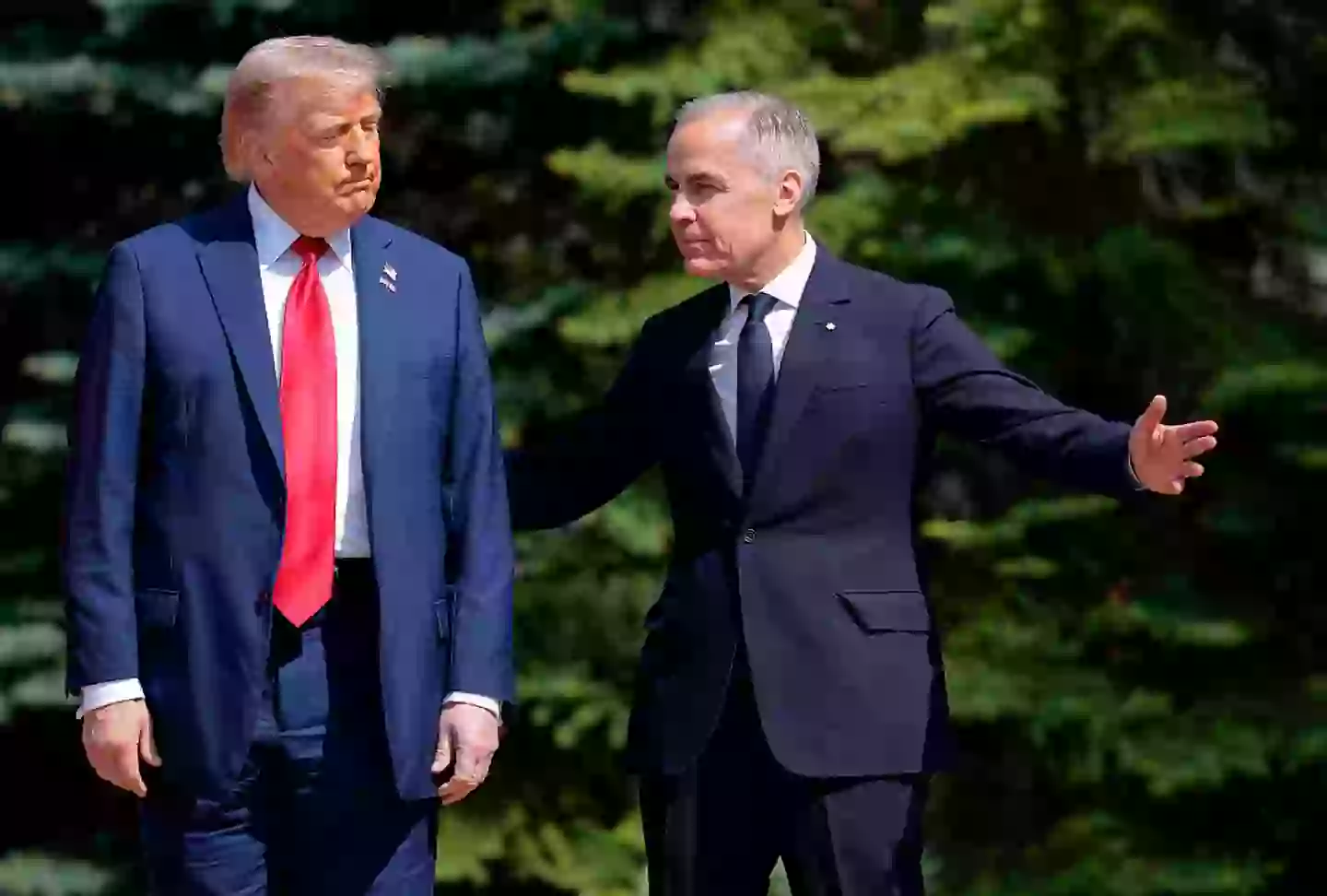 Carney had a rather blunt response to Trump after his administration was accused of attacking the US (Chip Somodevilla/Getty Images)