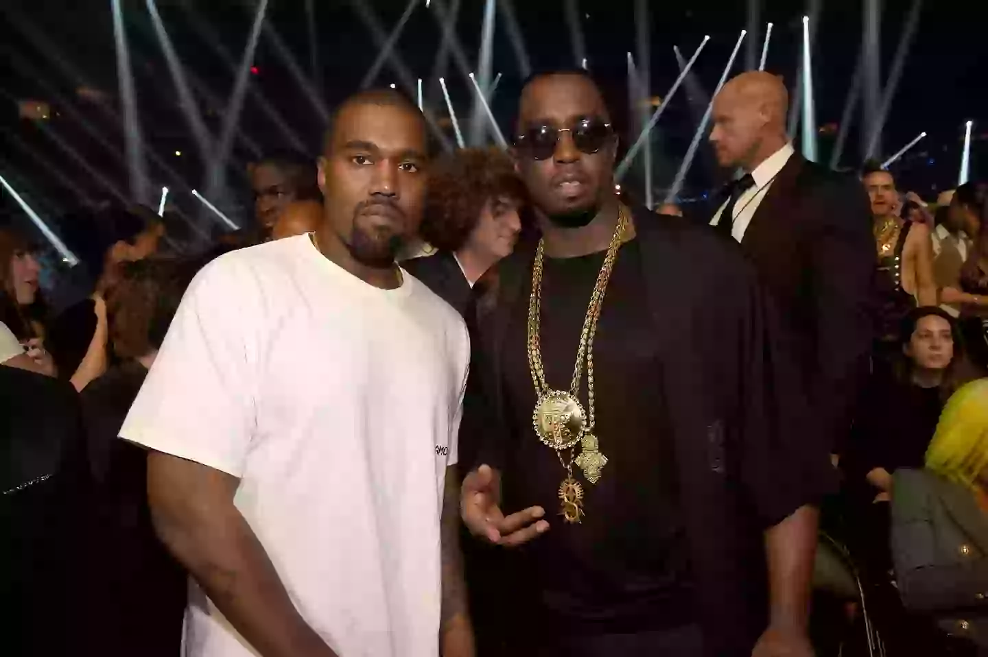 Kanye West has publicly supported Sean Combs amid the allegations he's facing (Kevin Mazur/WireImage)