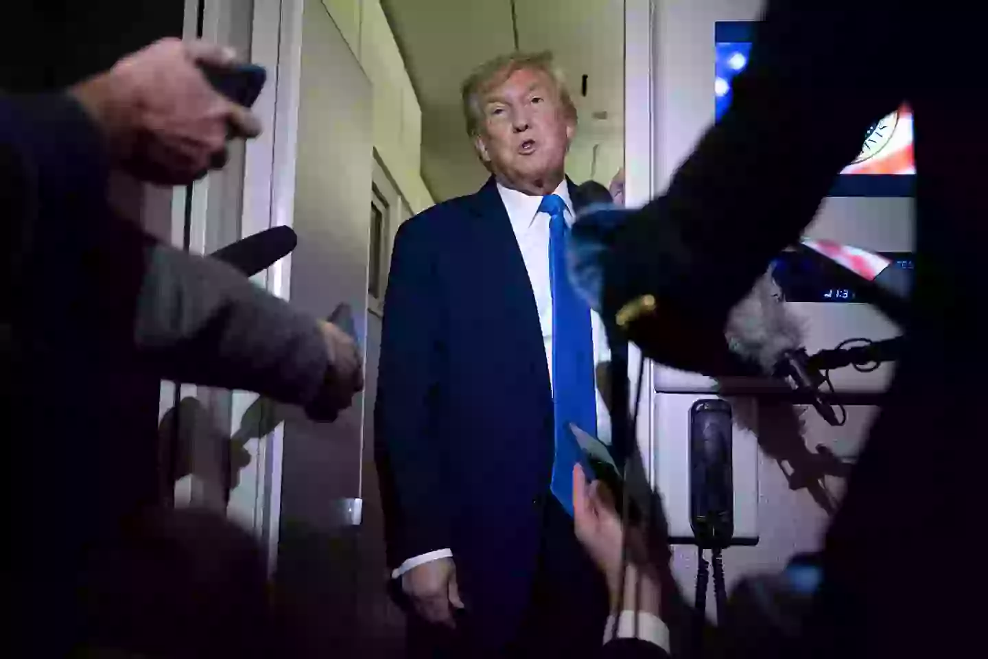 Trump initially announced the strikes on Truth Social (BRENDAN SMIALOWSKI/AFP via Getty Images)