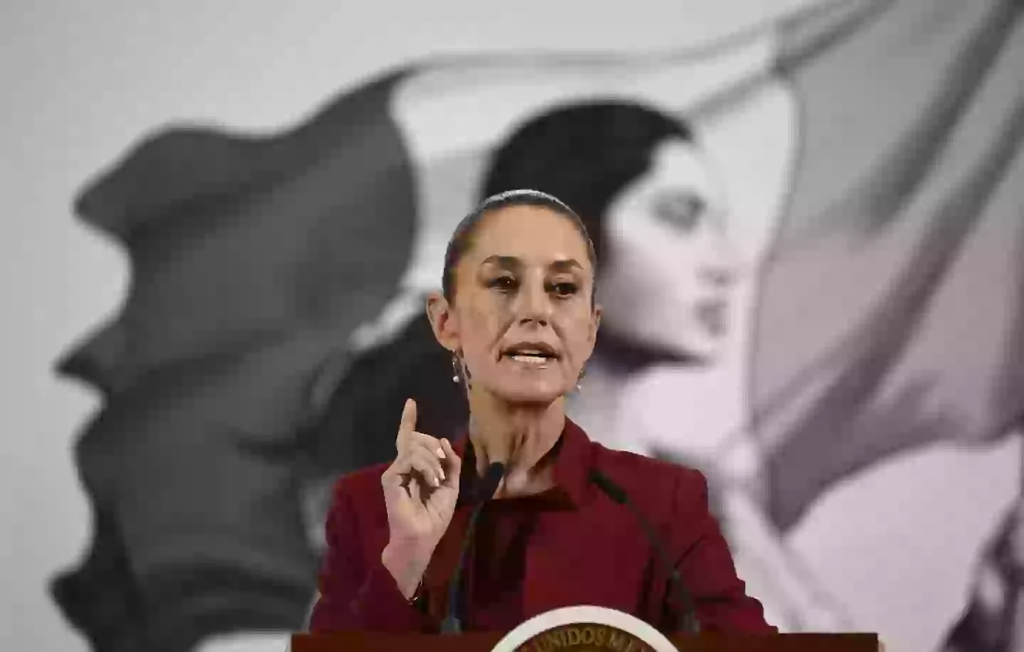 Sheinbaum drew the line at US troops coming over (ALFREDO ESTRELLA/AFP via Getty Images)