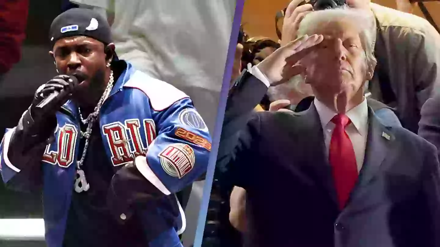 Fans think Kendrick Lamar took aim at Trump with subtle lyric change during Super Bowl performance