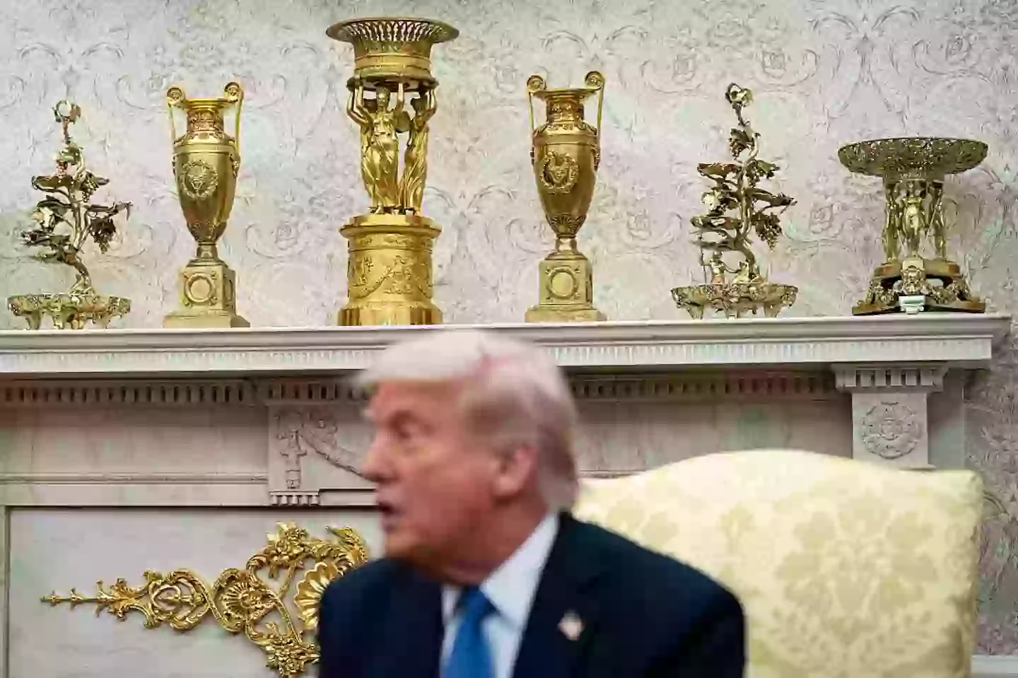 Trump does have a particular affinity for gold (Al Drago/Bloomberg via Getty Images)