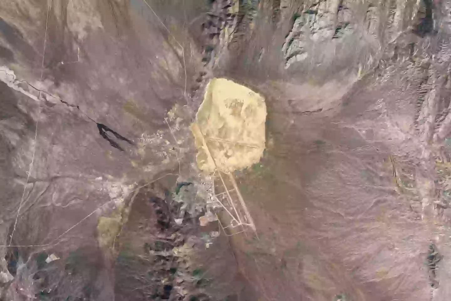 A satellite shot of Area 51 (Gallo Images/Orbital Horizon/Copernicus Sentinel Data 2024)