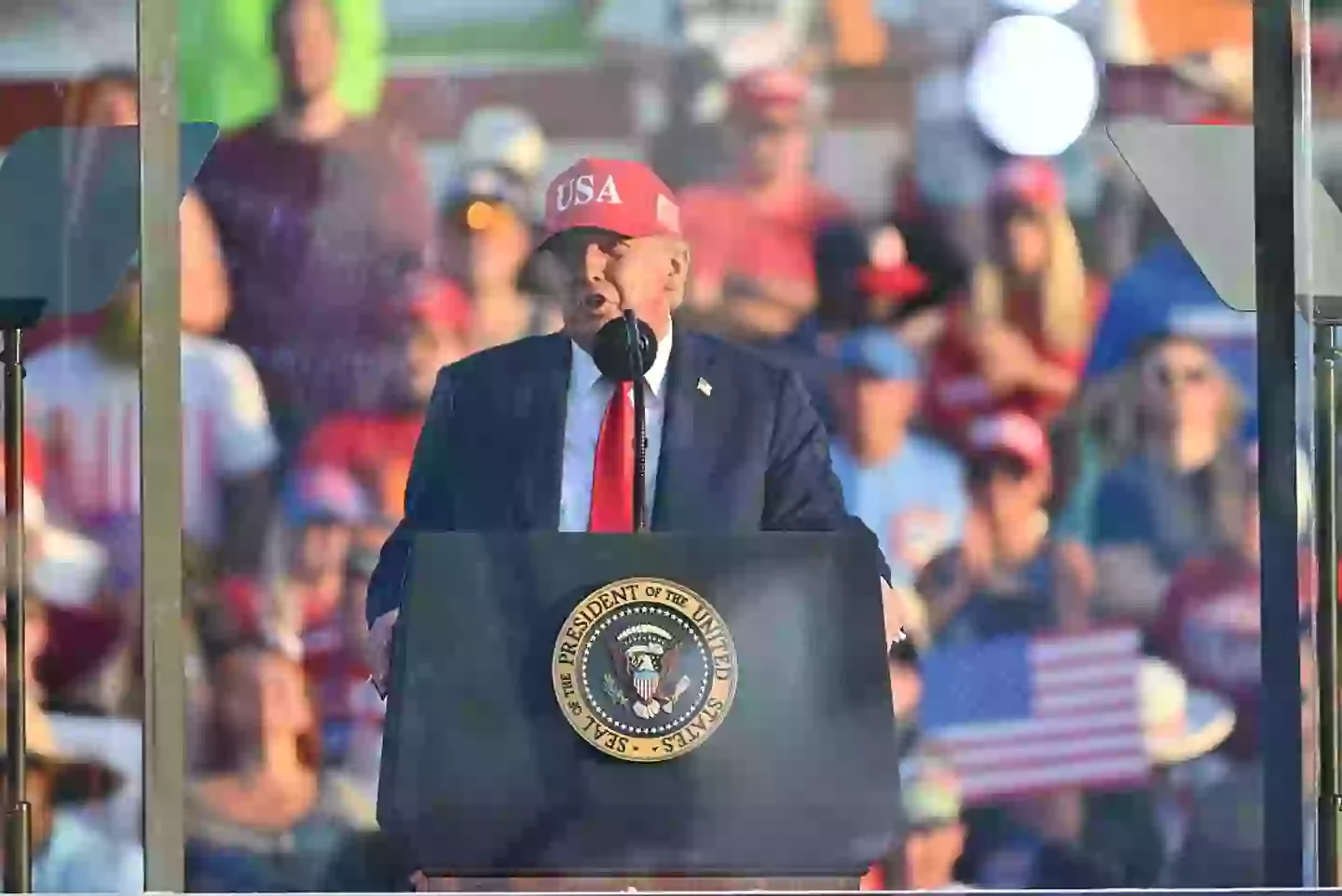 Trump has since responded to the criticism (Kyle Mazza/Anadolu via Getty Images)