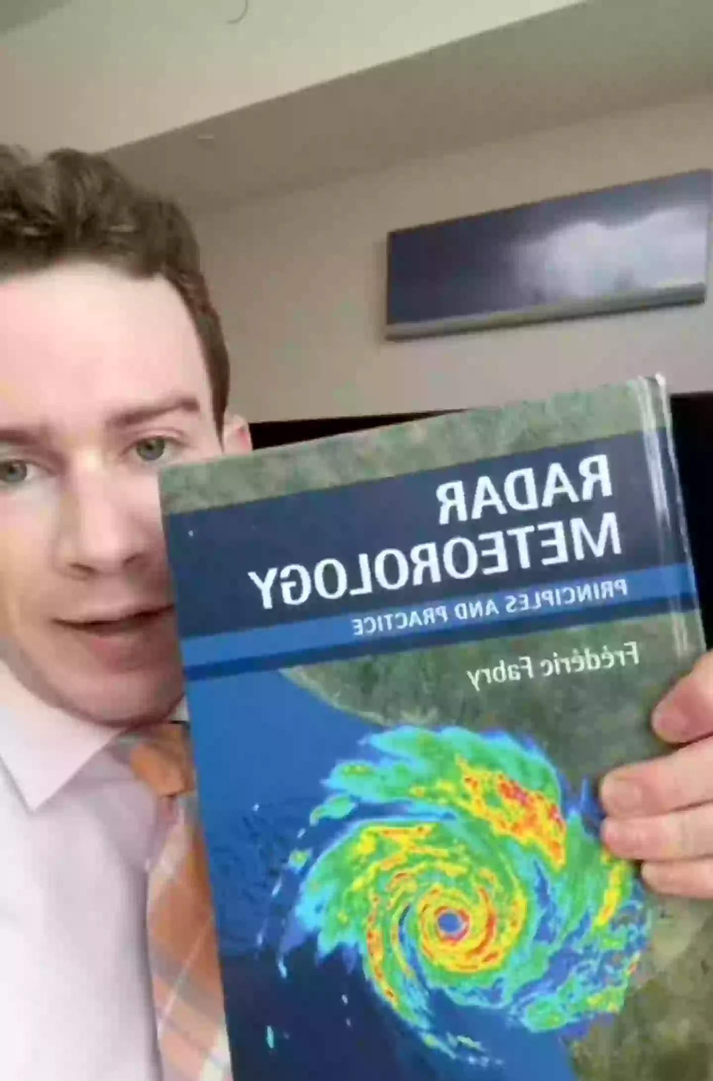 The pro said scientists know the real reason the 'anomaly' happened (Twitter/@MatthewCappucci)