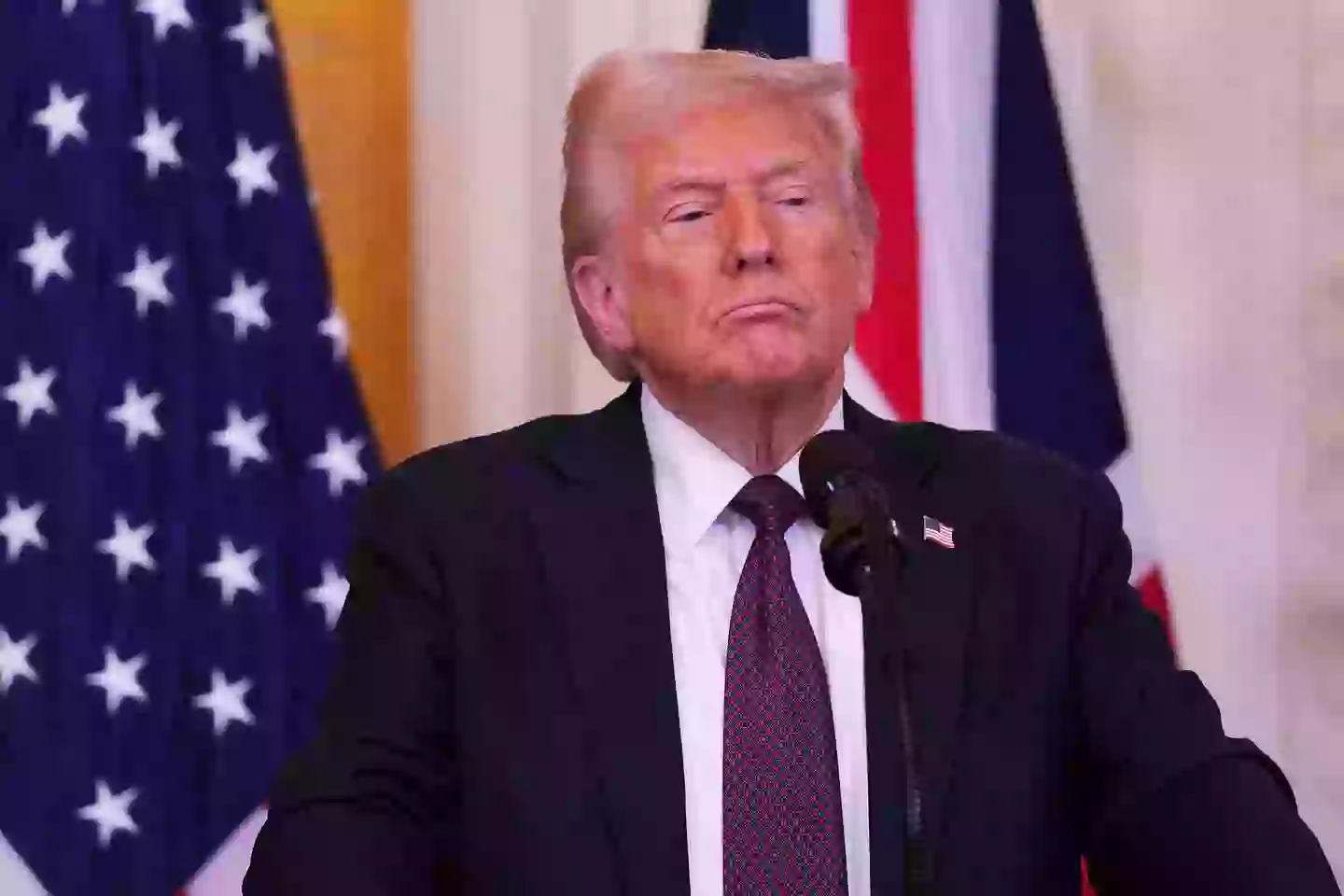 Trump has refused to rule out a US recession (Carl Court - Pool/Getty Images)