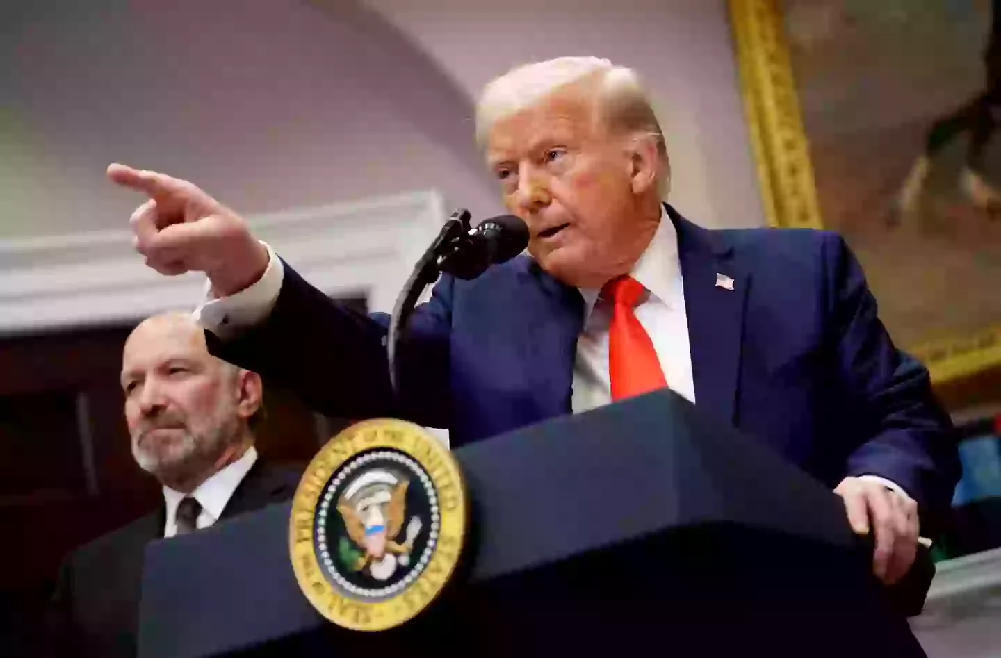 Trump's administration is trying to combat the emergency lawsuits being filed against its executive orders (Andrew Harnik/Getty Images)