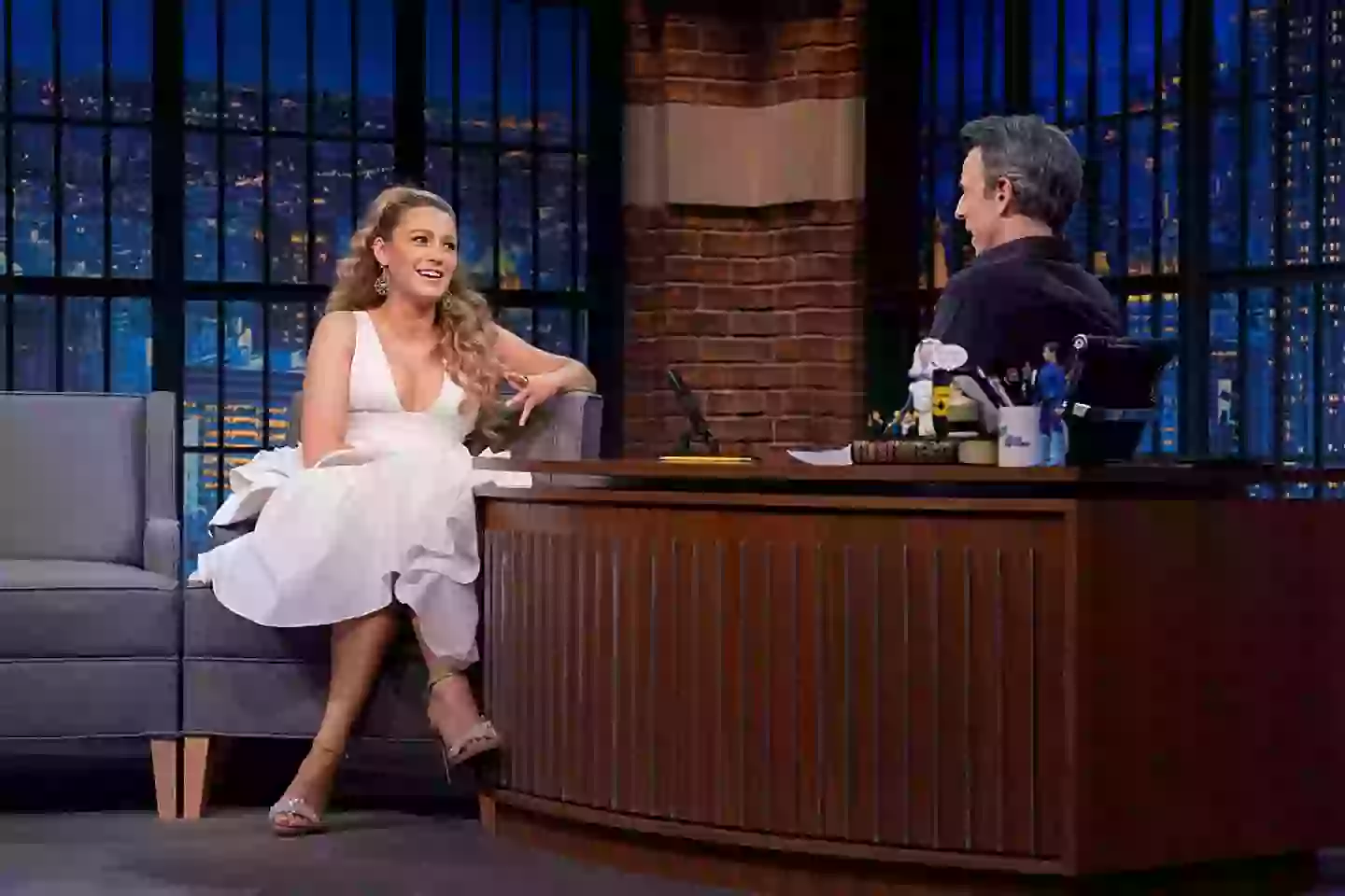 The Gossip Girl star briefly talked about the matter (Lloyd Bishop/NBC via Getty Images)