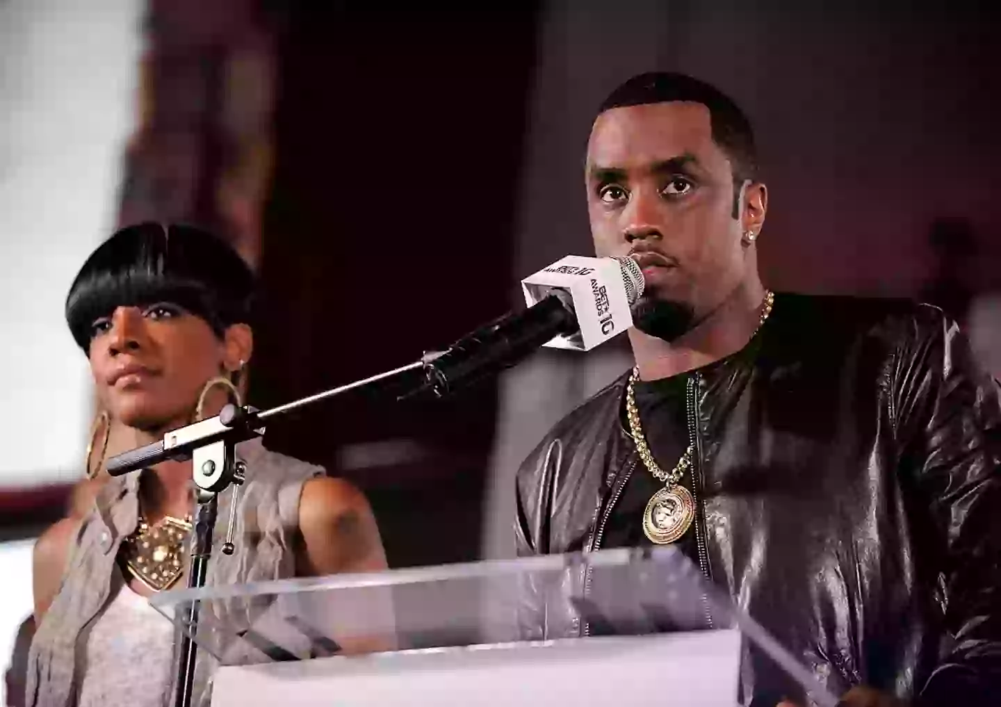 Richard pictured with Combs back in 2010 when she was still signed to his record label (Jemal Countess/Getty Images)