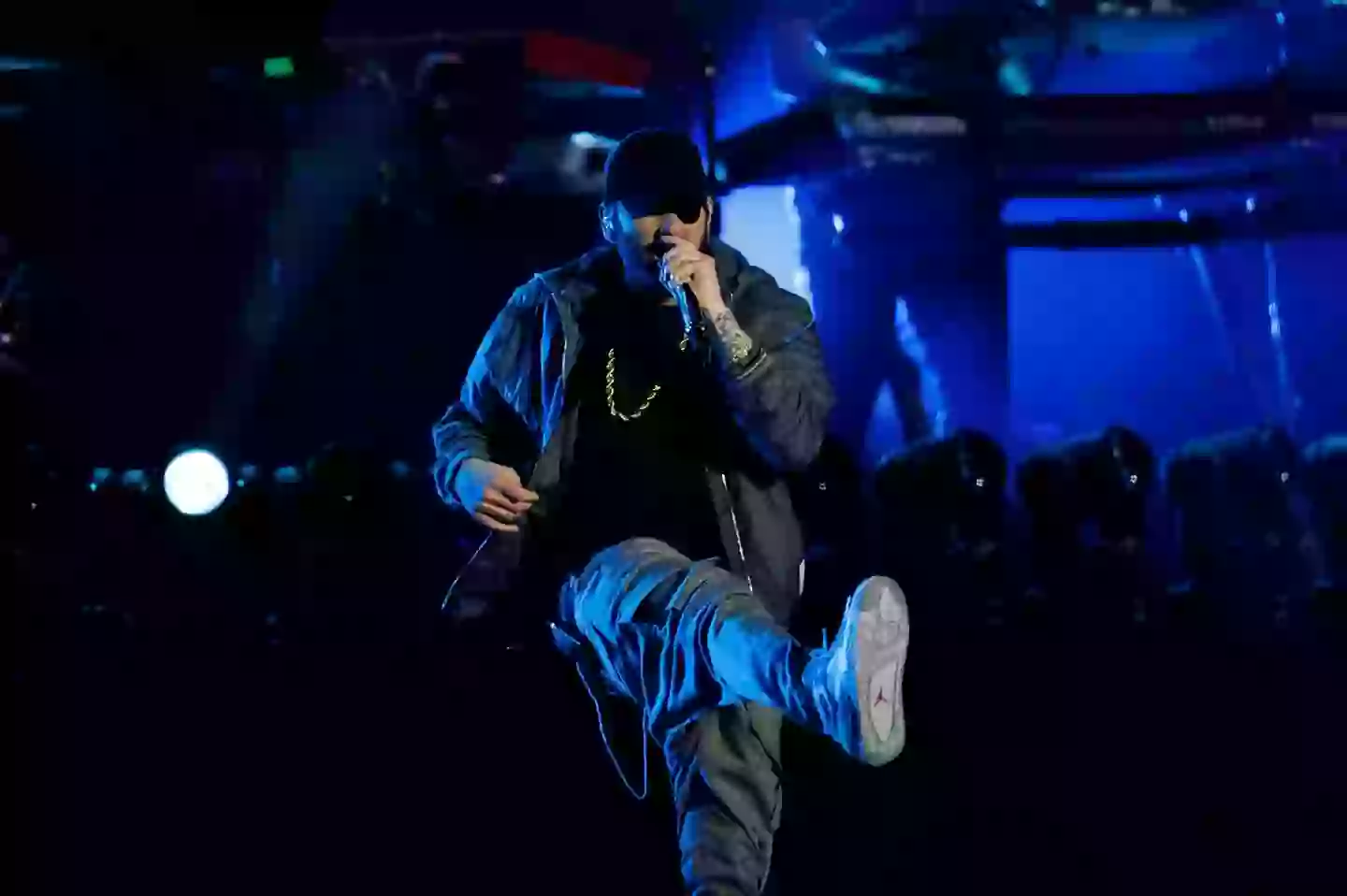 Eminem released a diss track in 1999 about a former bully (Kevork Djansezian/Getty Images)