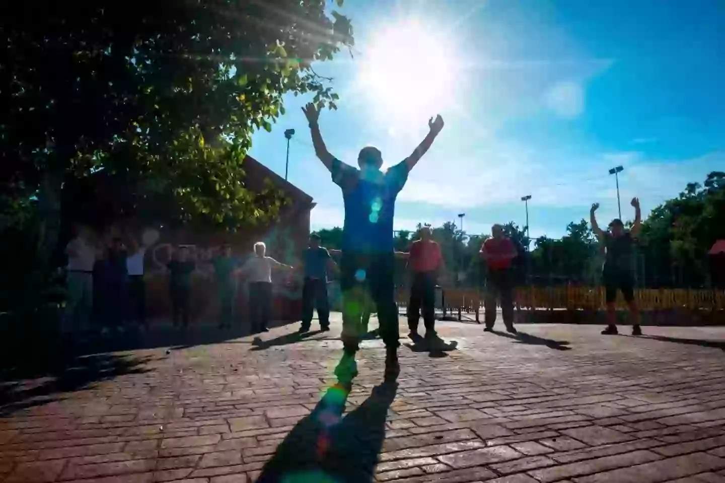 The advice could include encouraging patients to join a local walking group (MIGUEL RIOPA/AFP via Getty Images)