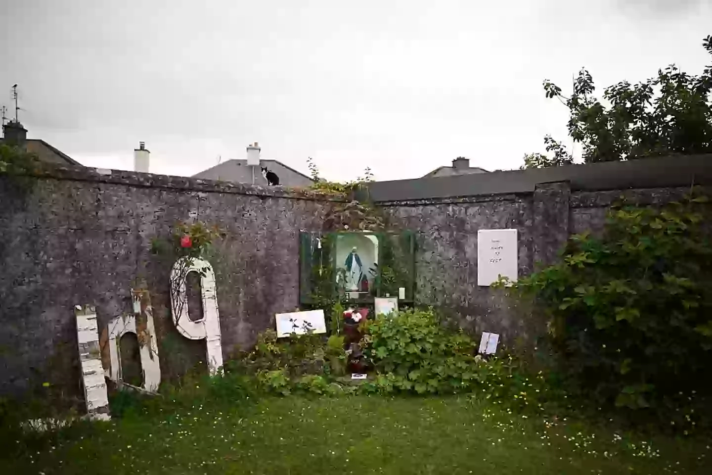 The remembrance garden on the former site of the Bon Secours Mother and Baby Home (Charles McQuillan/Getty Images)