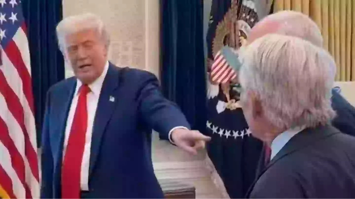 New footage shows Trump explaining how his billionaire friends seemingly made billions from his tariff war