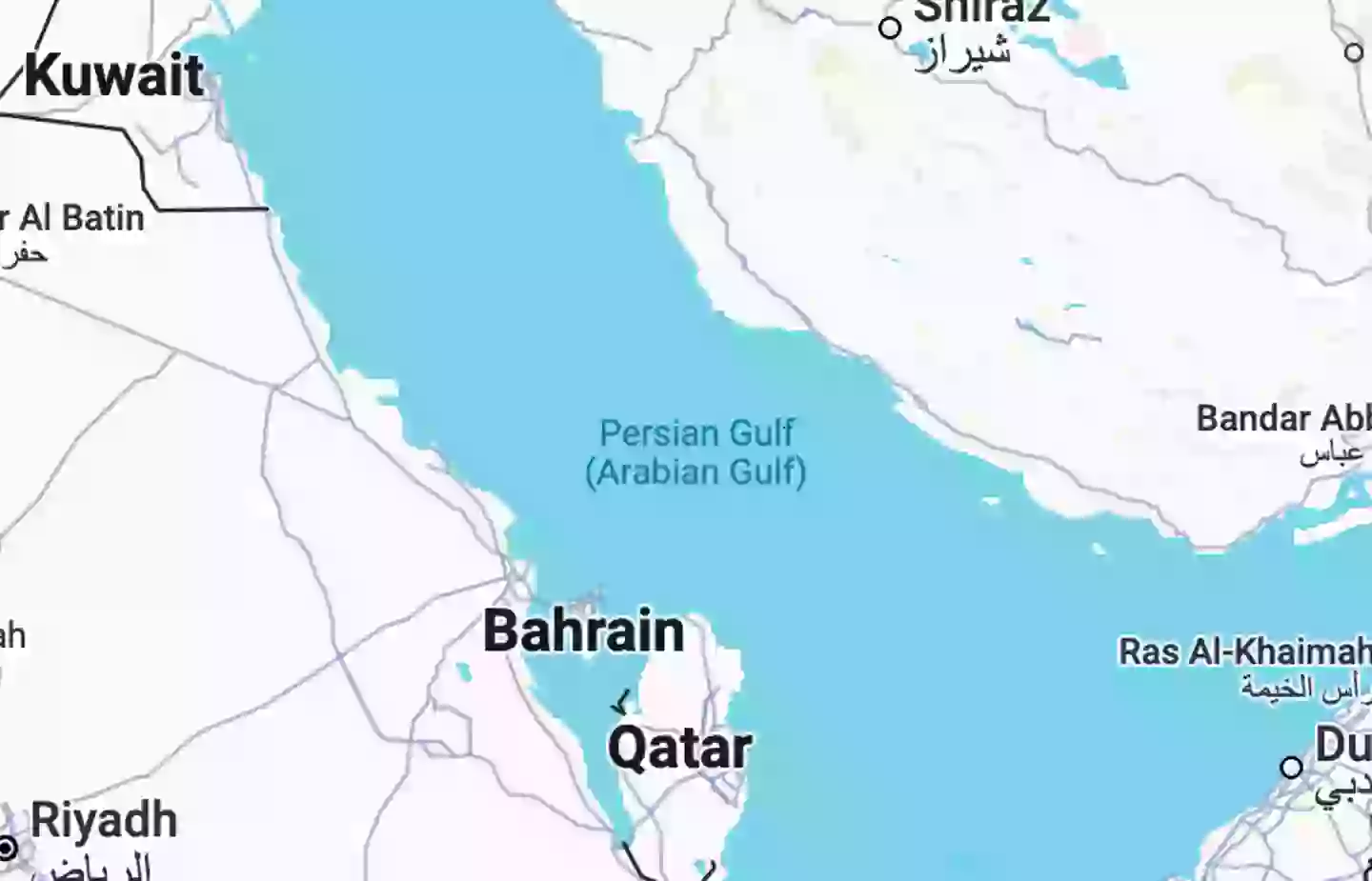 Trump is reportedly set to announce the US will call the Gulf the 'Arabian Gulf' (Google Maps)