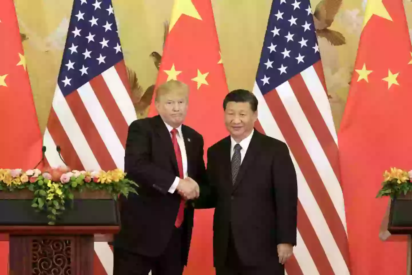 President Donald Trump and Chinese President Xi Jinping (Qilai Shen/Bloomberg via Getty Images)