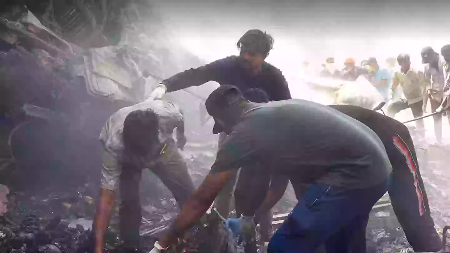 Police confirm 1 survivor found after Air India plane with 242 on board crashed shortly after takeoff