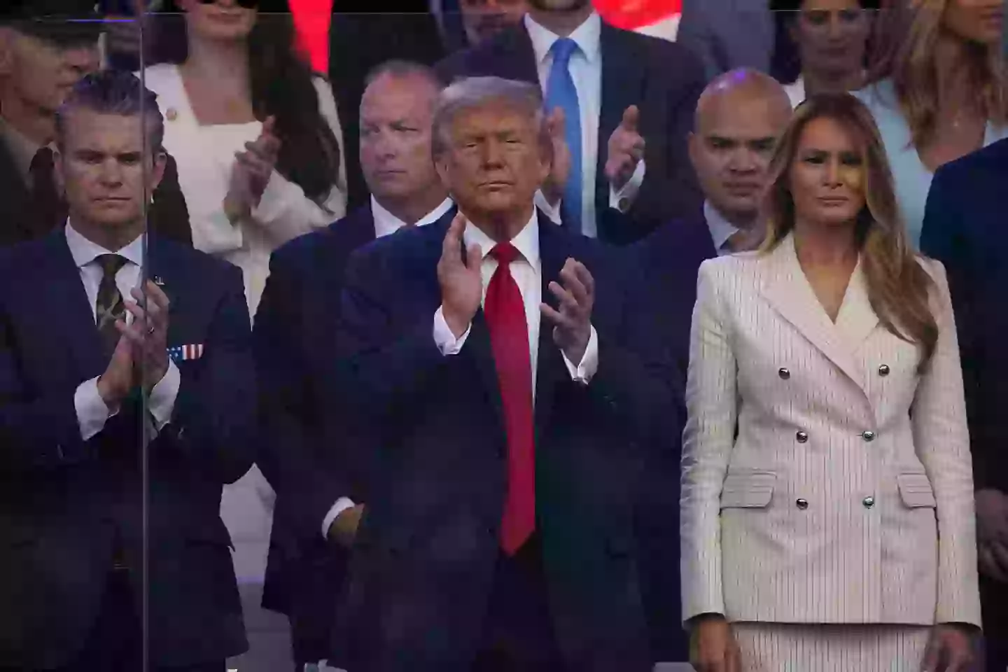 Melania shut him down with four words (Andrew Harnik/Getty Images)