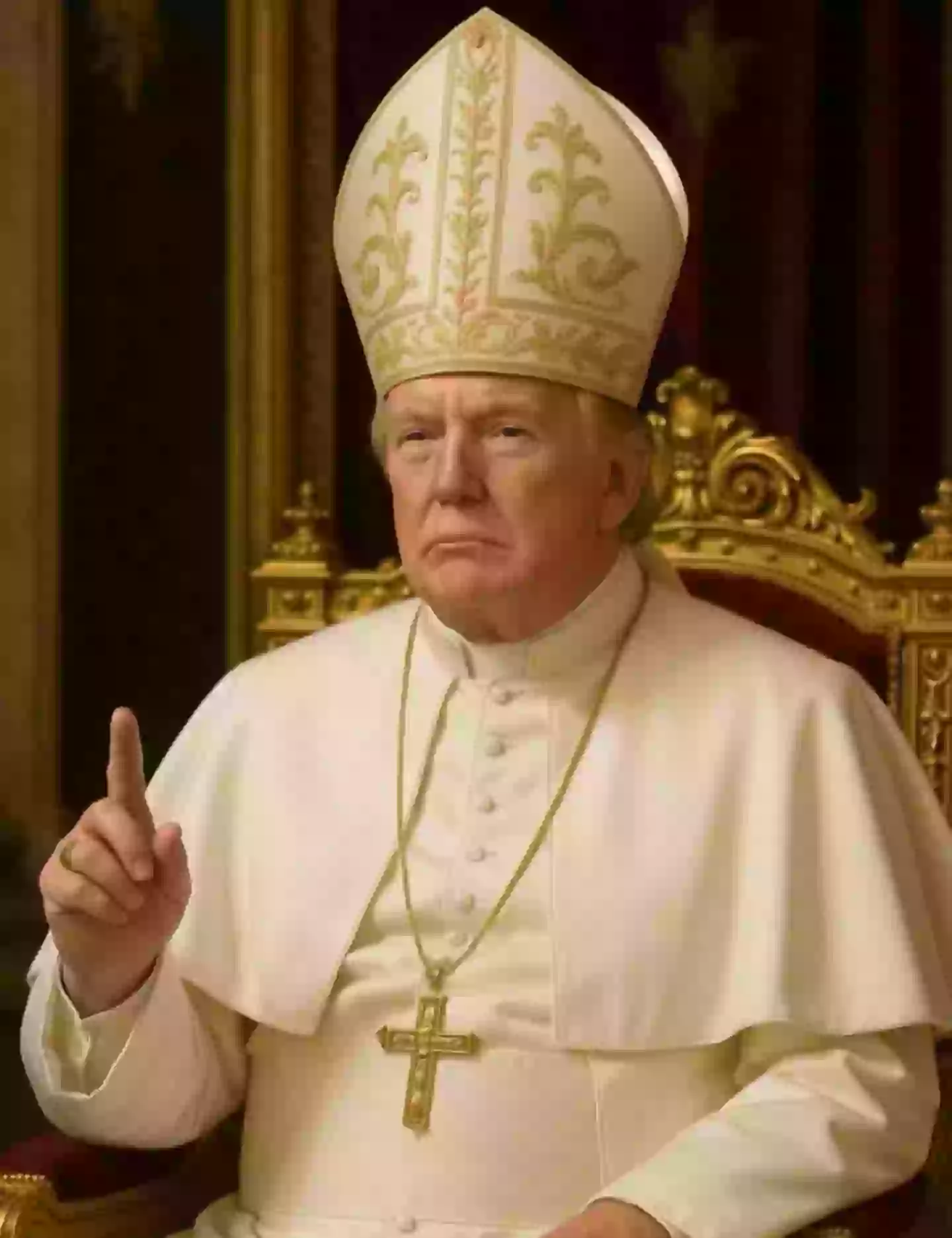 Trump as, well, the Pope (Instagram/ @realdonaldtrump)
