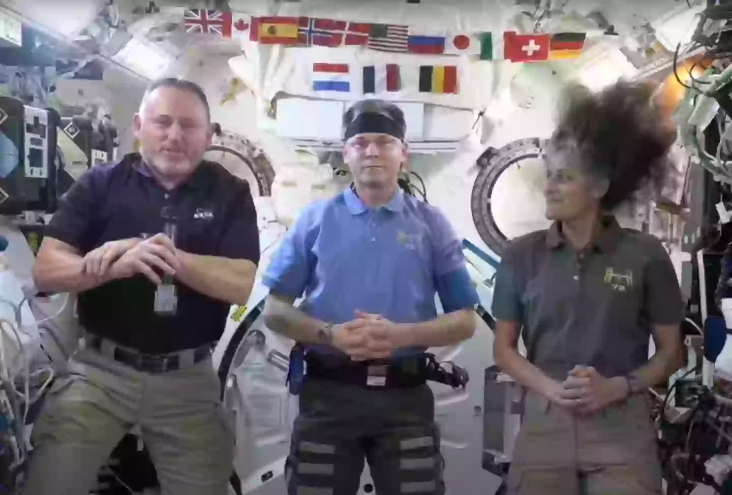 Wilmore and Williams expected to be in space for eight days (YouTube/NASA Video)