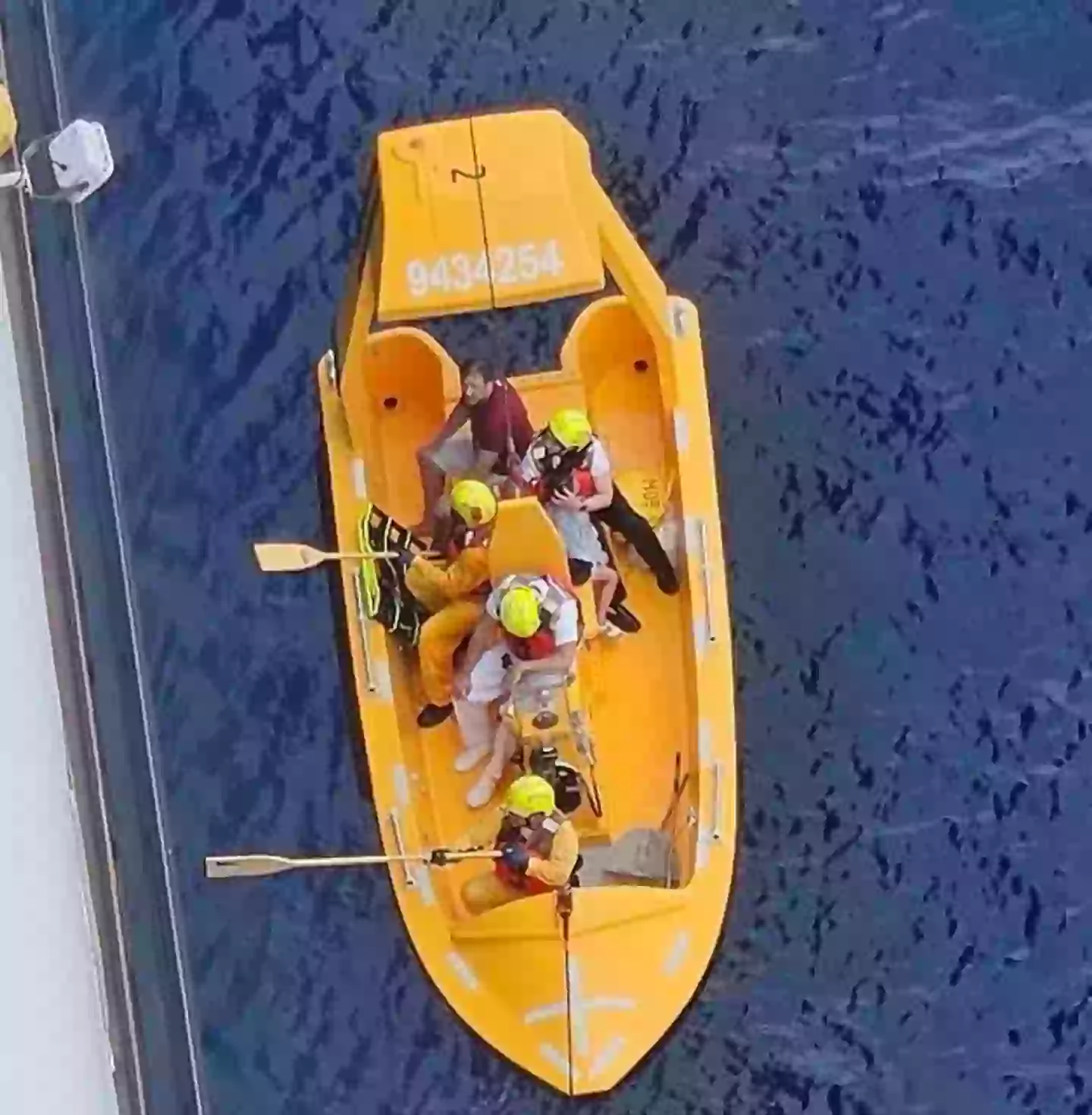 The dad of the girl has been dubbed a 'hero' for jumping into the water after her (Facebook)