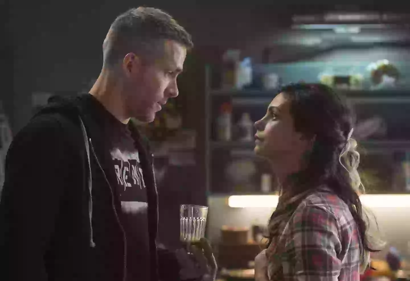 Morena Baccarin played Deadpool's girlfriend.