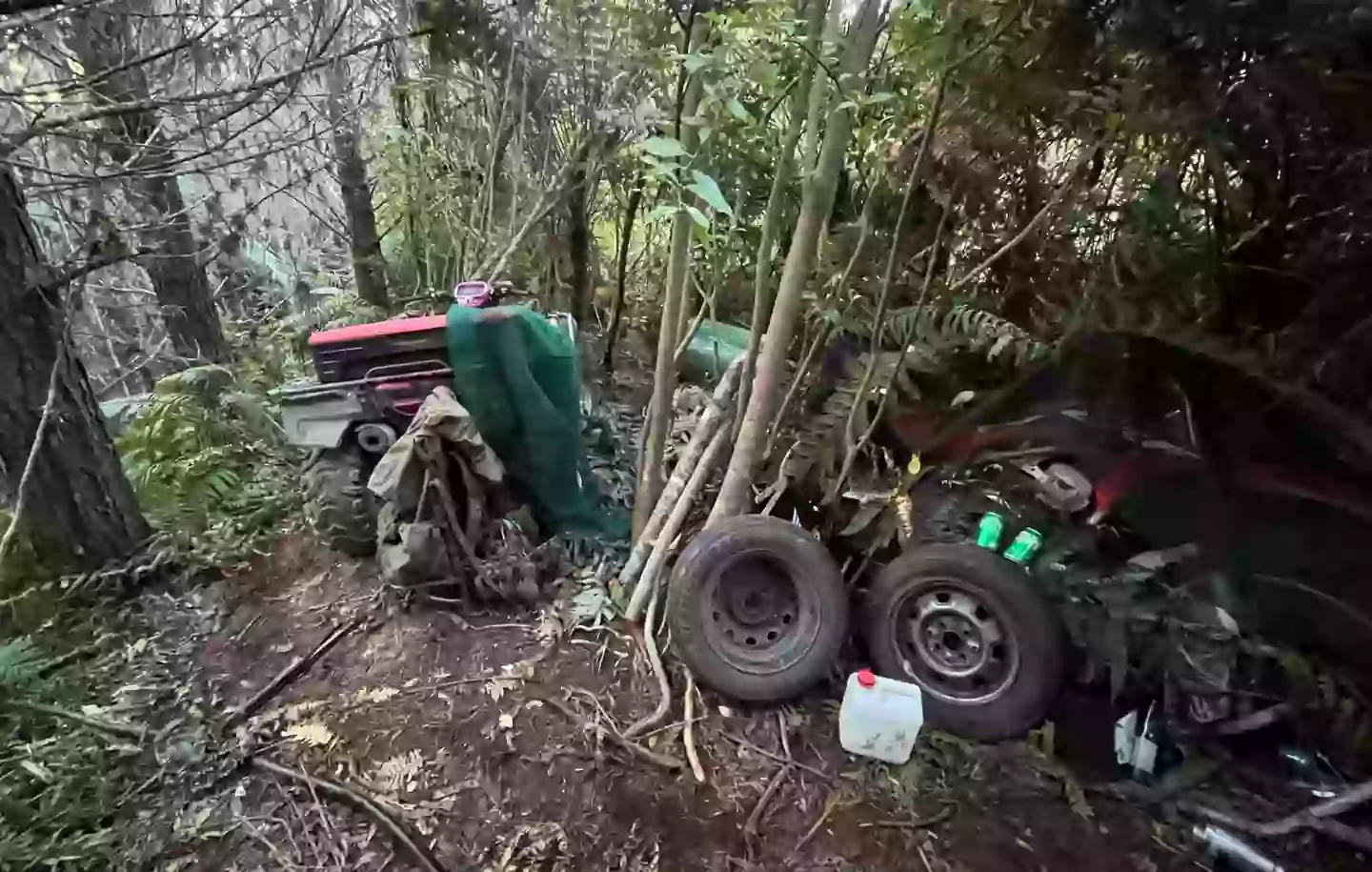 Police have shared photos of the camp (New Zealand Police)