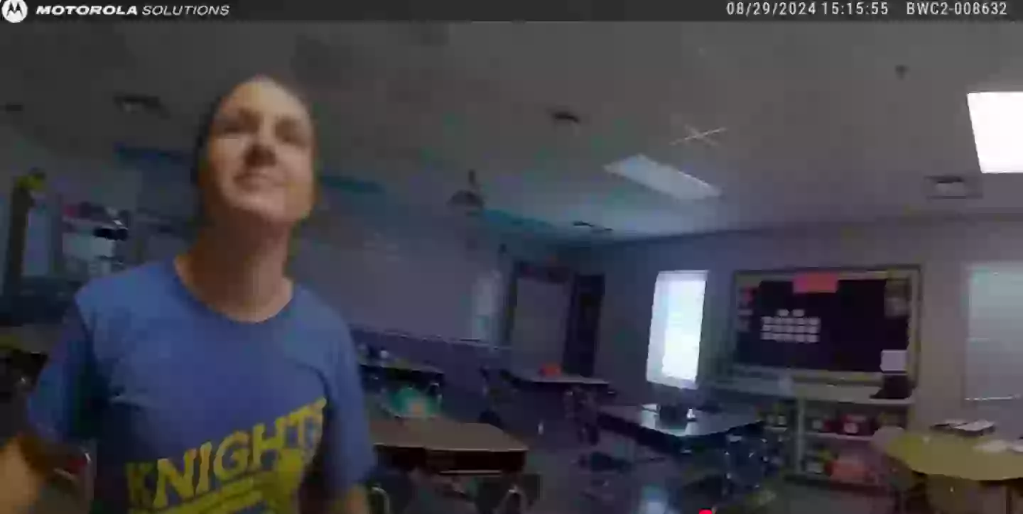 Shelby Moss was caught on bodycam footage (WZTV)
