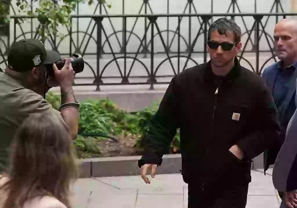 Alex Fine has watched his wife take to the stand this week (TIMOTHY A. CLARY/AFP via Getty Images)