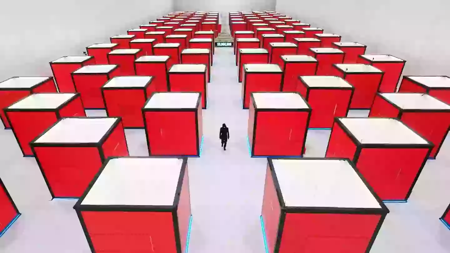The 'Solitary Experiment' on the show (Amazon Prime Video)
