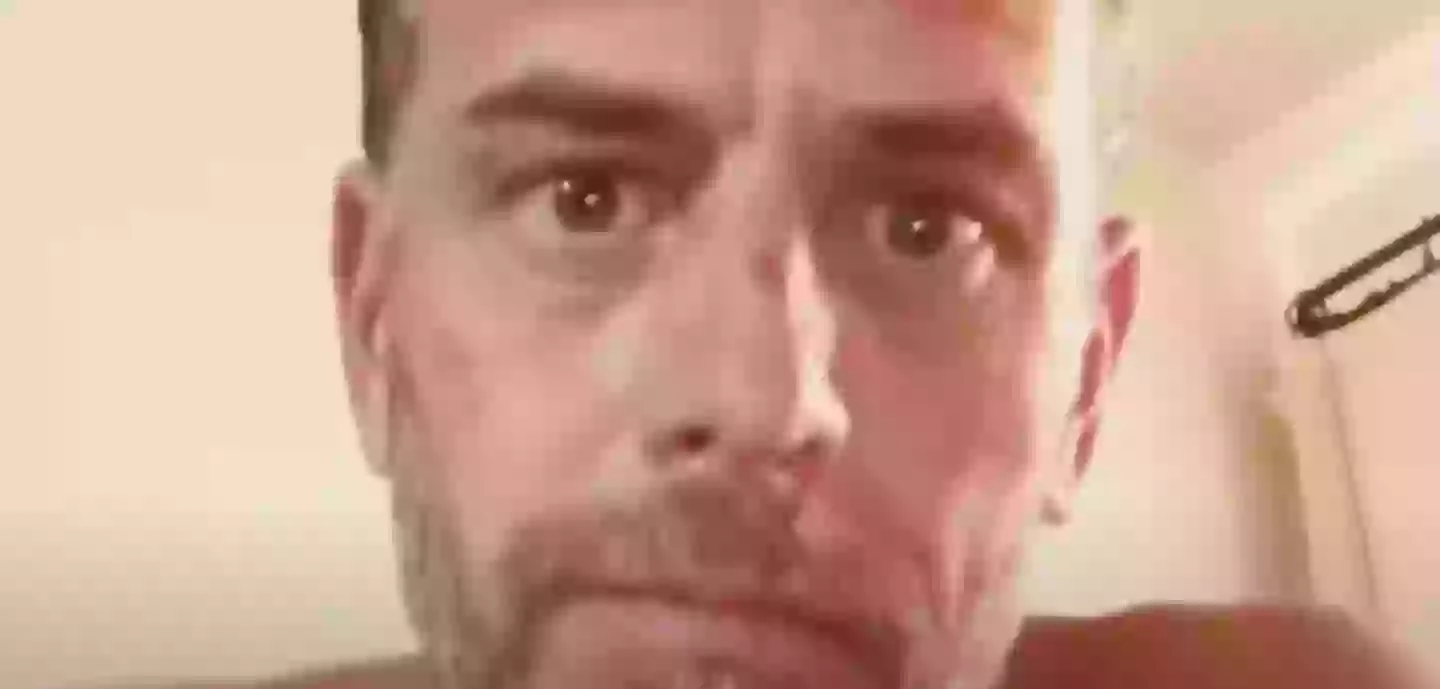 He said it was a 'scary place to be' (Channel 5 with Andrew Callaghan/YouTube)