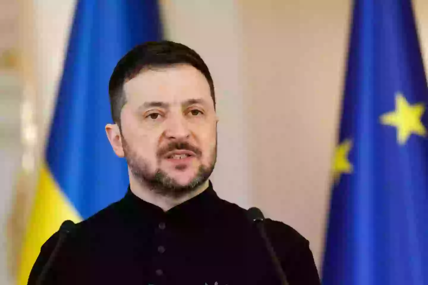 Volodymyr Zelenskyy has demanded more details about the call (Roni Rekomaa/Bloomberg via Getty Images)