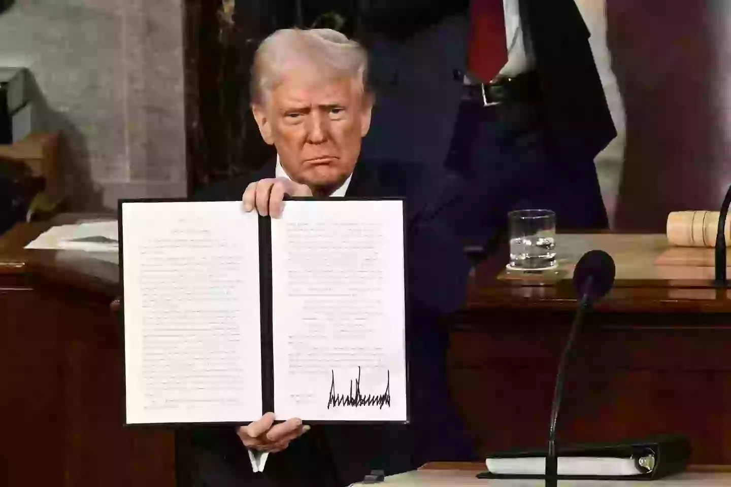 President Donald Trump is set to ban 43 countries (JIM WATSON/AFP via Getty Images)