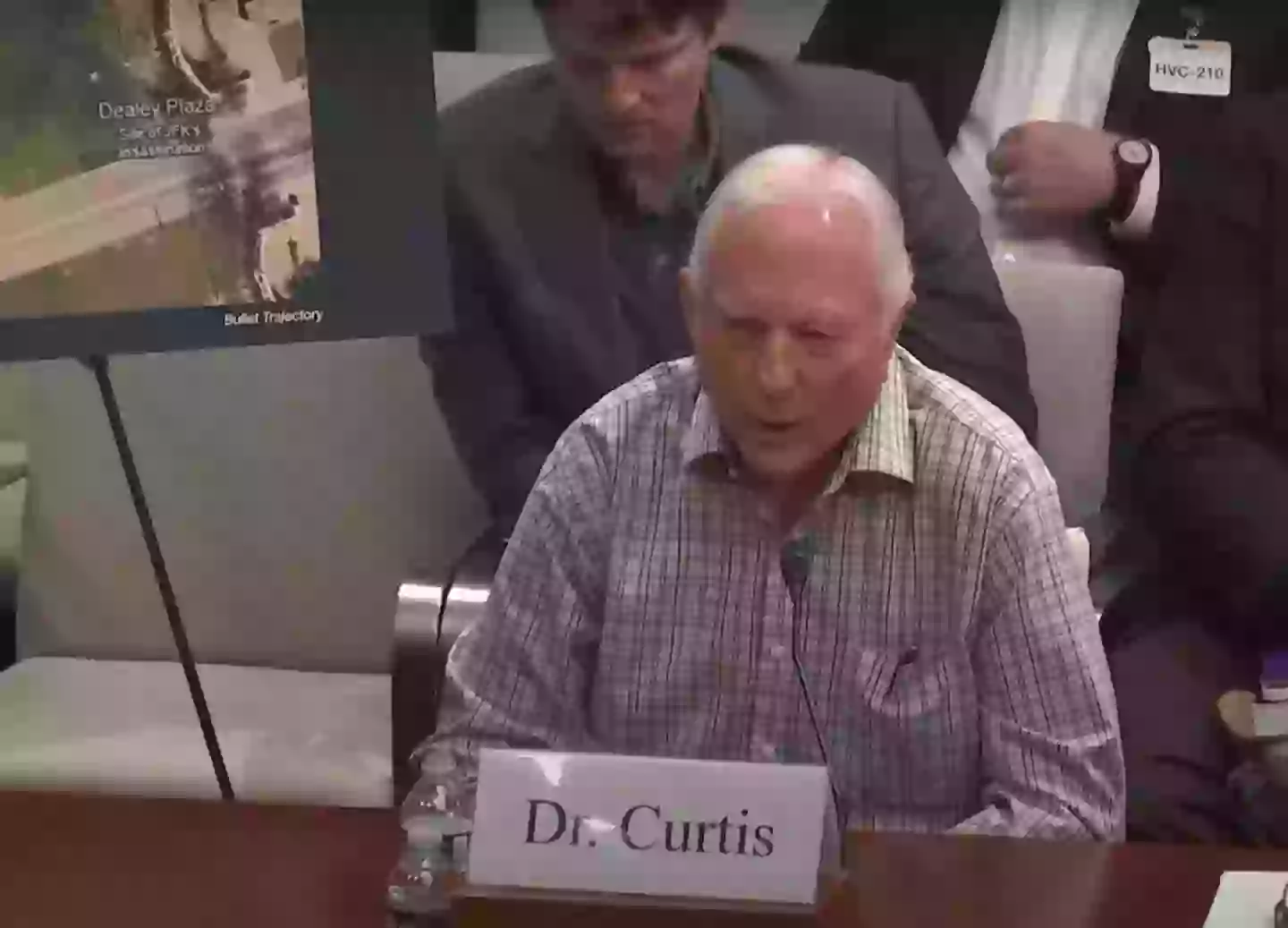 Dr Don Curtis, who was in the emergency room where JFK was brought following his assassination, explained how he believed four bullets were fired on the day (GOP Oversight)