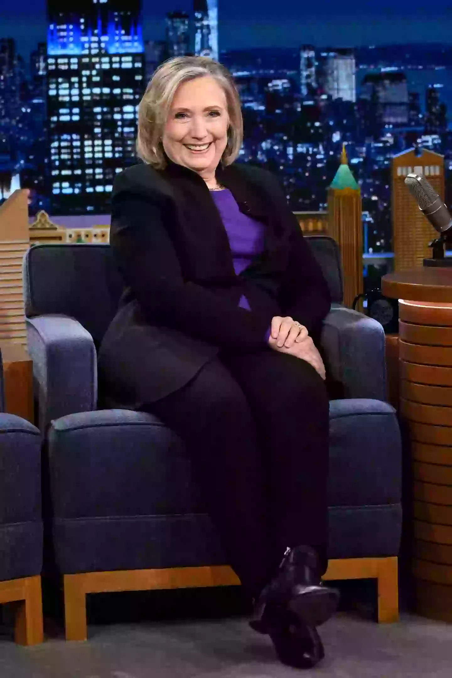 Clinton in an appearance on The Tonight Show. (Todd Owyoung/NBC via Getty Images)