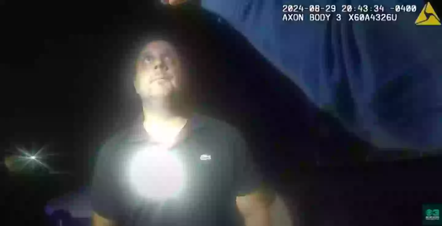 Bodycam footage of Sean Higgins (CBS Philadelphia/YouTube)