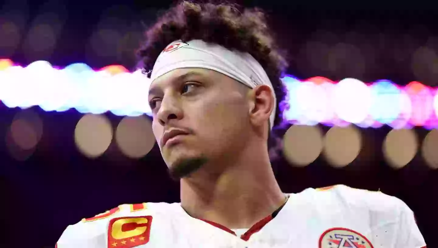 Patrick Mahomes had an evening to forget at the 59th Super Bowl (Kevin Sabitus/Getty Images)